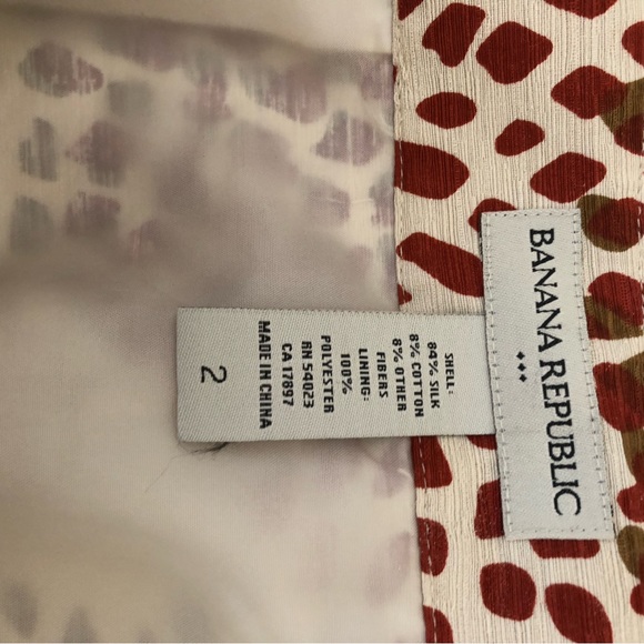 BANANA REPUBLIC SKIRT SIZE 2 BROWN 2 POCKETS IN FRONT LINED SILK    WGOT - Picture 8 of 8